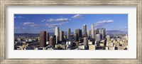 Framed Daylight Skyline, Los Angeles, California, USA