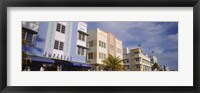 Framed Art Deco Hotel, Ocean Drive, Miami Beach, Florida