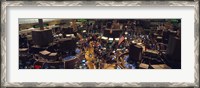 Framed Stock Exchange, NYC, New York City, New York State, USA