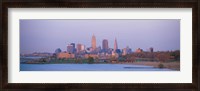 Framed Skyline from the Water, Cleveland, Ohio