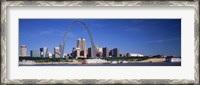 Framed Skyline Gateway Arch St Louis MO USA