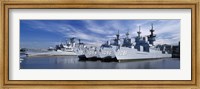 Framed Warships at a naval base, Philadelphia, Philadelphia County, Pennsylvania, USA