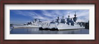 Framed Warships at a naval base, Philadelphia, Philadelphia County, Pennsylvania, USA