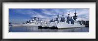 Framed Warships at a naval base, Philadelphia, Philadelphia County, Pennsylvania, USA