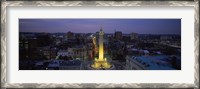Framed High angle view of a monument, Washington Monument, Mount Vernon Place, Baltimore, Maryland, USA
