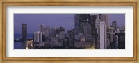 Framed Buildings in a city, Chicago, Cook County, Illinois, USA