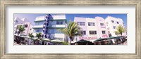 Framed Low angle view of buildings in a city, Miami Beach, Florida, USA