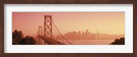 Framed San Francisco Skyline with Bay Bridge