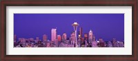 Framed USA, Washington, Seattle, night