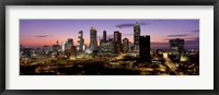 Framed Skyline At Dusk, Cityscape, Skyline, City, Atlanta, Georgia, USA