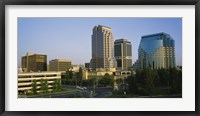 Framed Skyscrapers in a city, Sacramento, California, USA