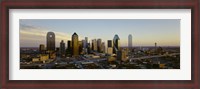 Framed High angle view of buildings in a city, Dallas, Texas, USA