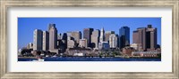Framed Skyline, Cityscape, Boston, Massachusetts, USA,