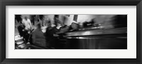 Framed Blurred Motion, People, Grand Central Station, NYC, New York City, New York State, USA,
