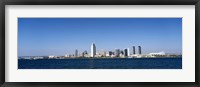 Framed Clear Blue Sky Over San Diego