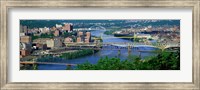 Framed Monongahela River Pittsburgh PA USA