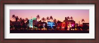 Framed Night, Ocean Drive, Miami Beach, Florida, USA