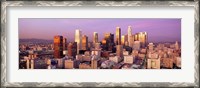 Framed Sunset Skyline Los Angeles CA USA
