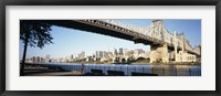 Framed Queensboro Bridge Over East River, Manhattan