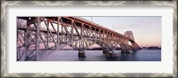 Framed Bridge across a river, South Grand Island Bridge, Niagara River, Grand Island, Erie County, New York State, USA
