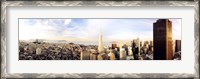 Framed High angle view of a city, Transamerica Building, San Francisco, California, USA