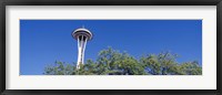 Framed Low angle view of a tower, Space Needle, Seattle Center, Seattle, King County, Washington State, USA