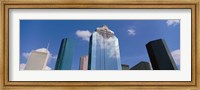 Framed Downtown Office Buildings, Houston, Texas, USA