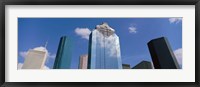 Framed Downtown Office Buildings, Houston, Texas, USA