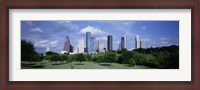 Framed Cityscape, Houston, TX