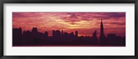 Framed Hudson River New York, NYC, New York City, New York State, USA