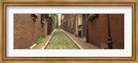Framed Street View of Beacon Hill, Boston Massachusetts
