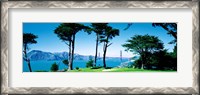 Framed Golf Course w\ Golden Gate Bridge San Francisco CA USA