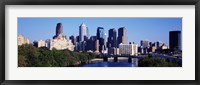 Framed Delaware River, Philadelphia, Pennsylvania, USA