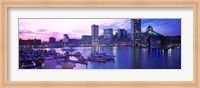 Framed Sunset, Inner Harbor, Baltimore, Maryland, USA