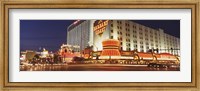 Framed USA, Nevada, Las Vegas, Buildings lit up at night