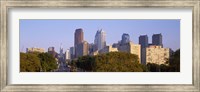 Framed Downtown Philadelphia, Pennsylvania, USA