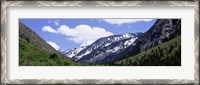 Framed Clouds over mountains, Little Cottonwood Canyon, Salt Lake City, Utah, USA
