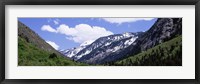 Framed Clouds over mountains, Little Cottonwood Canyon, Salt Lake City, Utah, USA
