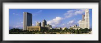 Framed Buildings on the banks of a river, Scioto River, Columbus, Ohio, USA