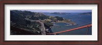Framed View From the Top of the Golden Gate Bridge, San Francisco