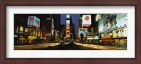 Framed Shopping malls in a city, Times Square, Manhattan, New York City, New York State, USA