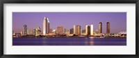 Framed Skyscrapers in a city, San Diego, San Diego County, California, USA