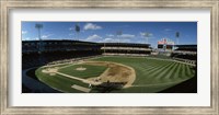 Framed High angle view of a baseball match in progress, U.S. Cellular Field, Chicago, Cook County, Illinois, USA