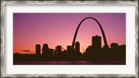 Framed USA, Missouri, St Louis, sunset