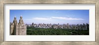 Framed Cityscape Of New York, NYC