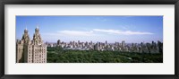 Framed Cityscape Of New York, NYC