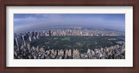 Framed Aerial Central Park New York NY USA