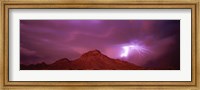 Framed Storm over Tucson AZ