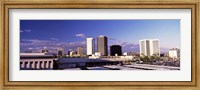 Framed USA, Arizona, Phoenix, Skyline at dawn