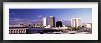 Framed USA, Arizona, Phoenix, Skyline at dawn